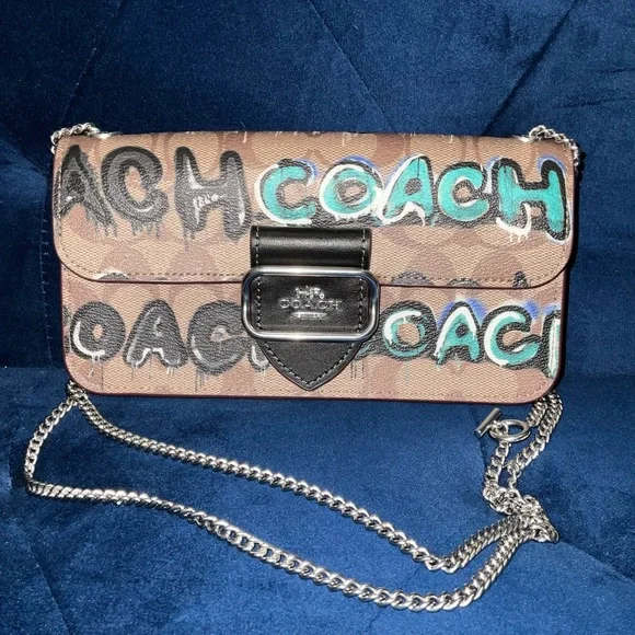 Coach X Mint + Serf Morgan Crossbody In Signature Canvas - Picture 1 of 12